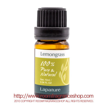 Lapature 100% PURE & NATURAL エッセンシャルオイル 10ml レモングラス(Lemongrass)