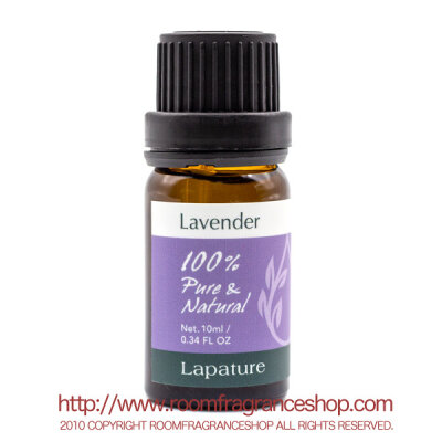 Lapature 100% PURE & NATURAL エッセンシャルオイル 10ml ラベンダー(Lavender・真正ラベンダー)