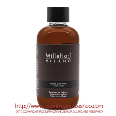 ミッレフィオーリ(Millefiori) Natural バニラ＆ウッド(VANILLA&WOOD) 交換用リフィル250ml