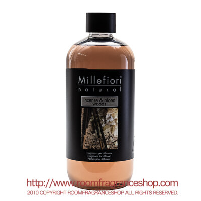 ミッレフィオーリ(Millefiori) Natural インセンス＆ブロンドウッズ(INCENSE & BLOND WOODS) 交換用リフィル500ml