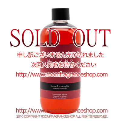 ミッレフィオーリ(Millefiori) Natural メーラ＆カネッラ(MELA & CANNELLA) 交換用リフィル500ml