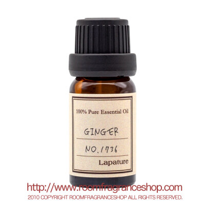 Lapature 100% PURE & NATURAL エッセンシャルオイル 10ml ジンジャー(Ginger)