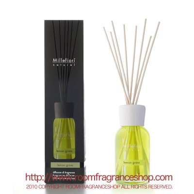 ミッレフィオーリ(Millefiori) Natural レモングラス(LEMON GRASS) リードディフューザー100ml