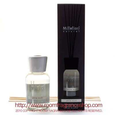 ミッレフィオーリ(Millefiori) Natural ホワイトムスク(WHITE MUSK) リードディフューザー500ml