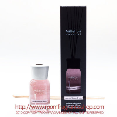 ミッレフィオーリ(Millefiori) Natural マグノリアブロッサム＆ウッド(MAGNOLIA BLOSSOM & WOOD) リードディフューザー100ml
