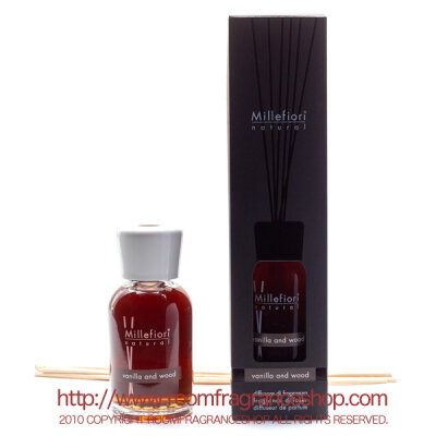 ミッレフィオーリ(Millefiori) Natural バニラ＆ウッド(VANILLA&WOOD) リードディフューザー250ml