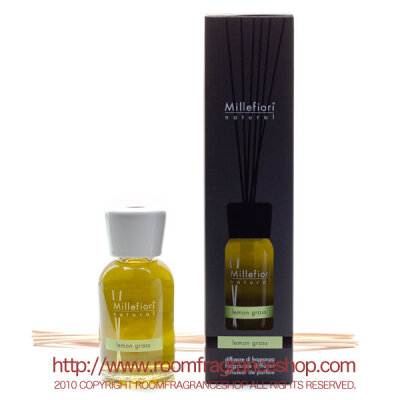 ミッレフィオーリ(Millefiori) Natural レモングラス(LEMON GRASS) リードディフューザー250ml