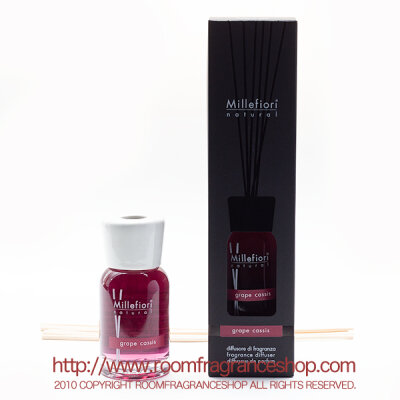 ミッレフィオーリ(Millefiori) Natural グレープカシス(GRAPE CASSIS) リードディフューザー100ml