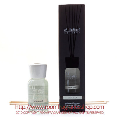 ミッレフィオーリ(Millefiori) Natural ホワイトムスク(WHITE MUSK) リードディフューザー100ml